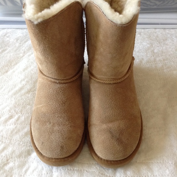 LAM TAN SHEEP LEATHER BOOTIES 6.5/7 - Picture 3 of 8